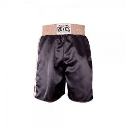 Pro Boxing Supplies Apparel Cleto Reyes Satin Classic Boxing Trunks- Gold/Black