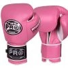Pro Boxing Supplies Pro Boxing® Series Gel Hook And Loop Gloves - Pink