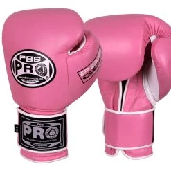 Pro Boxing Supplies Pro Boxing® Series Gel Hook And Loop Gloves - Pink