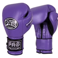 Pro Boxing Supplies Pro Boxing® Series Gel Velcro Gloves - Purple