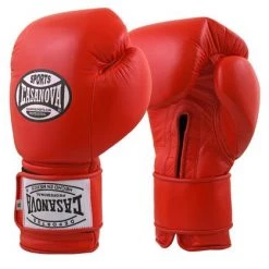 Pro Boxing Supplies Casanova Boxing® Hook And Loop Training Gloves - RED