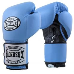 Casanova Sports Casanova Boxing® Hybrid Boxing Gloves W/ Hook & Loop - Blue