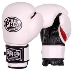 Pro Boxing Supplies Pro Boxing® Series Deluxe Starter Boxing Gloves - White