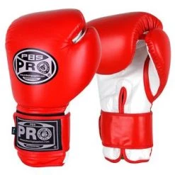 Pro Boxing Supplies Pro Boxing® Classic Leather Training Gloves - Red