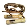 ProBoxingSupplies Pro Boxing® Jump Rope Wooden Handle With Leather Rope