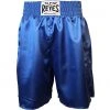 Pro Boxing Supplies Cleto Reyes Satin Classic Boxing Trunks - All Blue Apparel