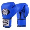 Pro Boxing Supplies Casanova Boxing® Hook And Loop Training Fight Gloves - Blue