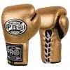 Pro Boxing Supplies Pro Boxing® Official Pro Fight Gloves - Metallic Gold