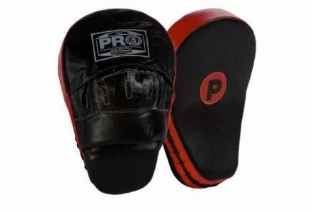 ProBoxingSupplies Coaching Pro Boxing® Deluxe Focus Mitts - Black/Red Trim 1 ProBoxingSupplies Coaching Pro Boxing® Deluxe Focus Mitts - Black/Red Trim