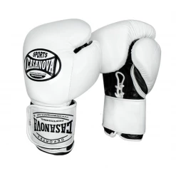 Casanova Sports Casanova Boxing® Hybrid Boxing Gloves W/ Hook & Loop - White