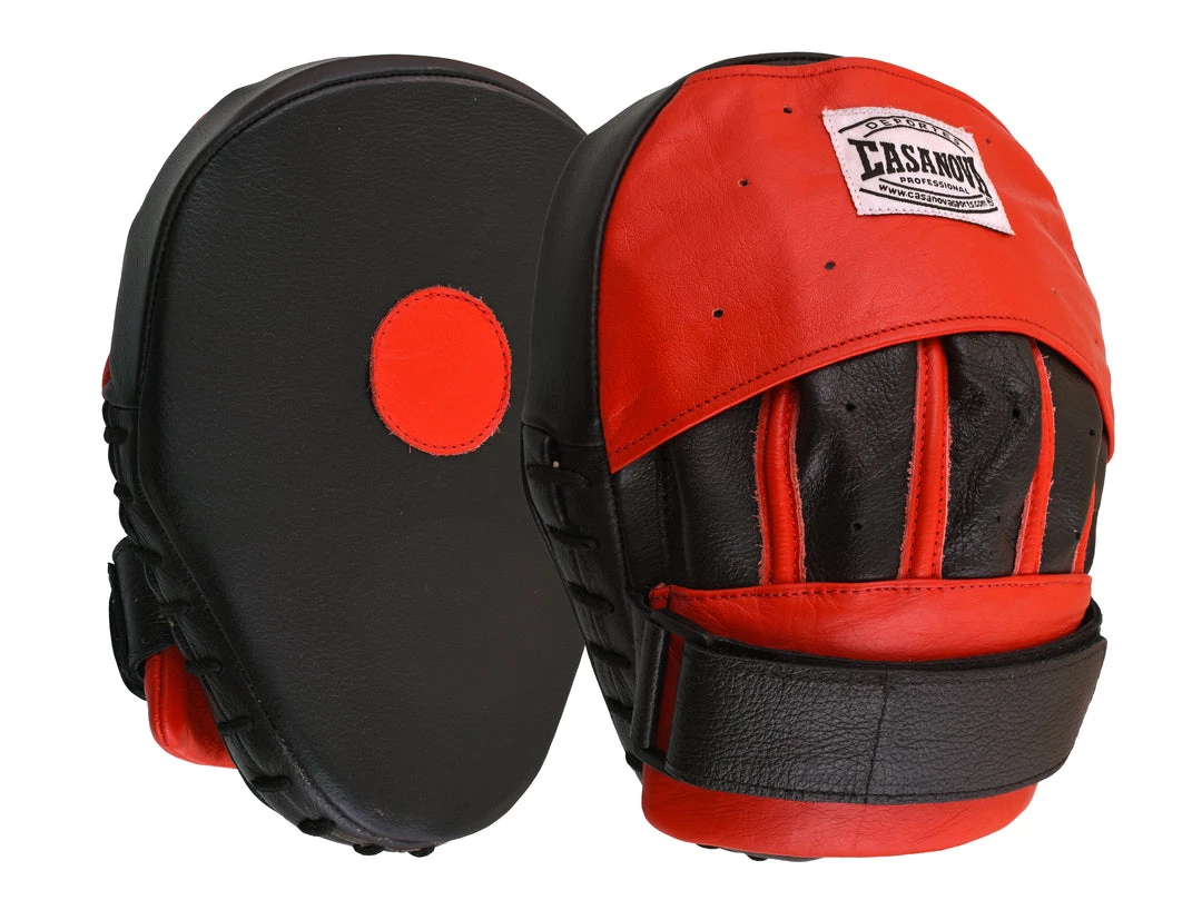 Pro Boxing Supplies Casanova Boxing® Professional Focus Curve Mitt - Red/Black Punch Mitts 1 Pro Boxing Supplies Casanova Boxing® Professional Focus Curve Mitt - Red/Black Punch Mitts
