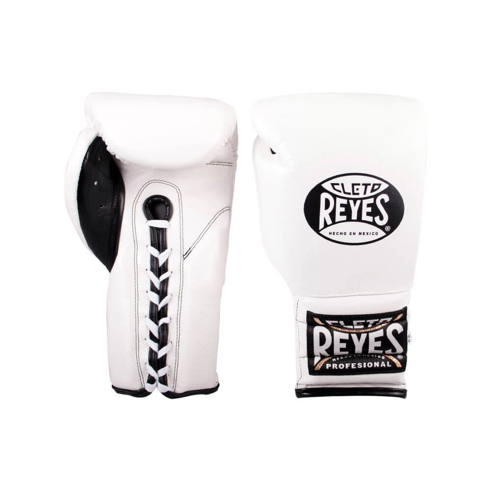 Pro Boxing Supplies Cleto Reyes Traditional Lace Gloves - White 1 Pro Boxing Supplies Cleto Reyes Traditional Lace Gloves - White