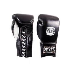 Pro Boxing Supplies Cleto Reyes Traditional Lace Gloves - Black