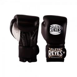 Pro Boxing Supplies Cleto Reyes Hook And Loop Training Gloves - BLACK