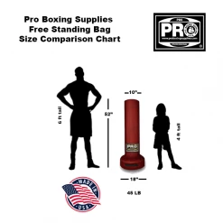 ProBoxingSupplies Pro Boxing® Free Standing Bag 45 Lbs Punching Bags