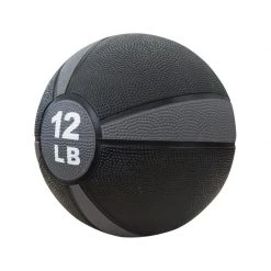 Pro Boxing Supplies Strength & Conditioning GYMPAK 12 LB MEDICINE BALL - GREY