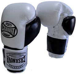 Casanova Sports Casanova Boxing® Hybrid Boxing Gloves W/ Hook & Loop - White