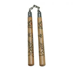 ProBoxingSupplies Chain Wooden Carved Dragon Nunchaku Accessories