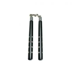 ProBoxingSupplies Chain Wooden Studded Nunchaku
