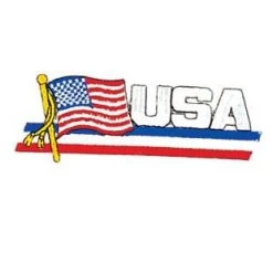 ProBoxingSupplies Patriotic USA Flag Patch Accessories