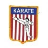 ProBoxingSupplies Accessories Red & White Stripes Karate Patch