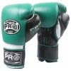 Pro Boxing Supplies Pro Boxing® Series Gel Hook And Loop Gloves - Green With Black Thumb