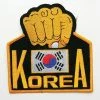 ProBoxingSupplies Korea Flag With Fist Patch Accessories