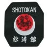ProBoxingSupplies Black, White & Red Shotokan Karate Patch Accessories