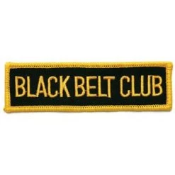 ProBoxingSupplies Black Belt Club Patch
