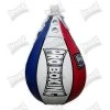 ProBoxingSupplies Pro Boxing® Leather Speed Bag Red/White/Blue Punching Bags