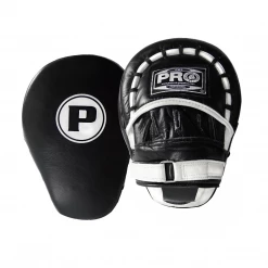 Pro Boxing Supplies Punch Mitts Pro Boxing® Ultimate Panther Leather Focus Mitts - Black/White