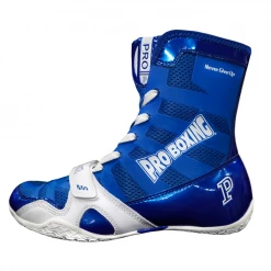 Pro Boxing Supplies Footwear Pro Boxing® Hyper Flex Boxing Shoes - Blue/White