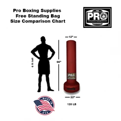 ProBoxingSupplies Pro Boxing® Free Standing Bag 120 Lbs