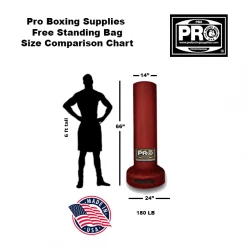 ProBoxingSupplies Pro Boxing®Free Standing Bag 180 Lbs Punching Bags