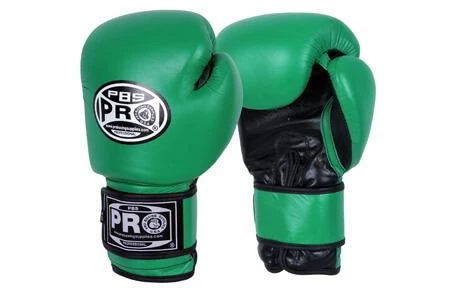 Pro Boxing Supplies Pro Boxing® Classic Leather Training Gloves - Green 1 Pro Boxing Supplies Pro Boxing® Classic Leather Training Gloves - Green
