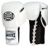 Pro Boxing Supplies Casanova Boxing® Professional Lace Up Training Gloves - White