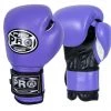 Pro Boxing Supplies Pro Boxing® Classic Leather Training Gloves - Purple