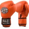 Pro Boxing Supplies Pro Boxing® Classic Leather Training Gloves - Orange