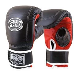 ProBoxingSupplies Pro Boxing® Classic Bag Gloves - Black/Red